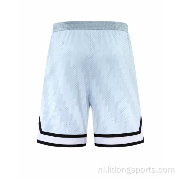 Nieuwe mesh heren basketbal shorts heren hardlopen shorts